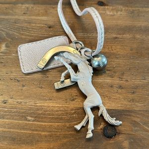Chloe Horse Bag Charm Set in Natural Color